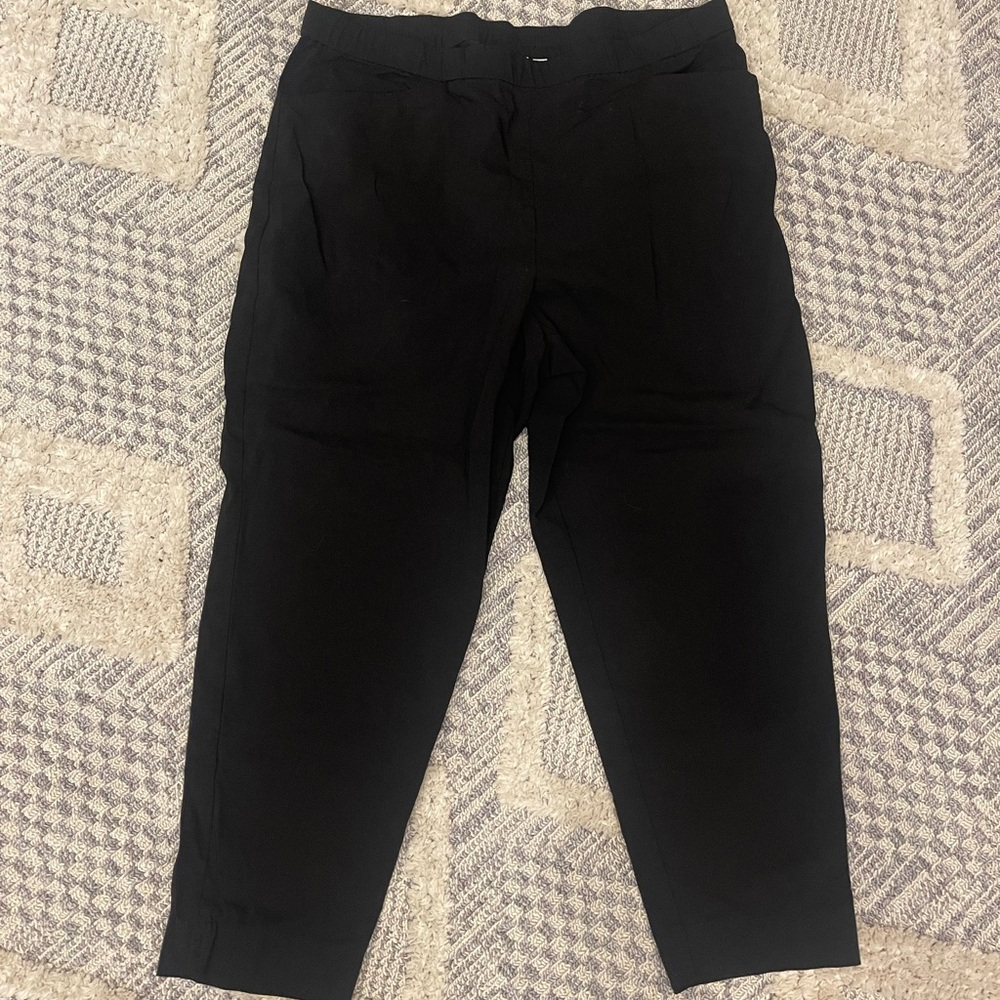 Susan Graver Black Dressy Stretch Pull-On Pants Size 22W